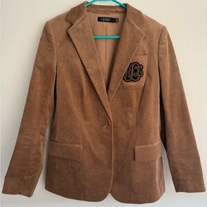 Ralph Lauren Tan Corduroy Blazer